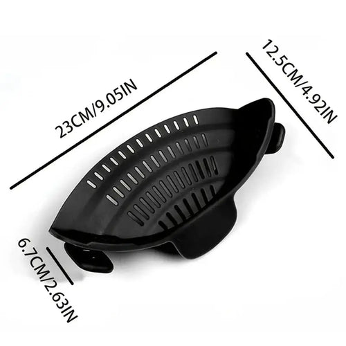 Clip-On Pot Strainer | Silicone Kitchen Colander