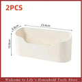 Wall Mounted Storage Organizer Basket | No-Drill Adhesive Shelf