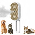 Steam Pet Grooming Brush – Self Cleaning & Hair Remover for Cats & Dogs