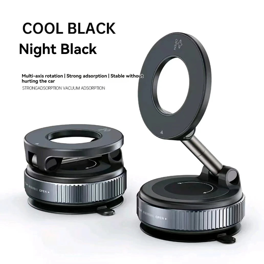 Magnetic Car Phone Mount – Strong Vacuum Holder