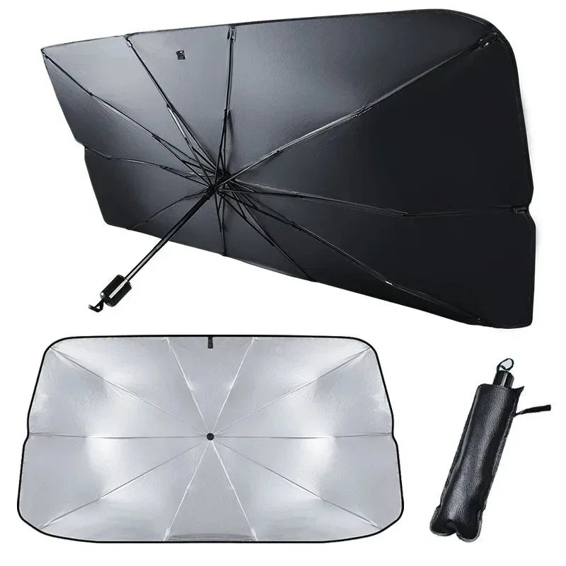 Foldable Car Windshield Sunshade | UV Protection & Heat Shield