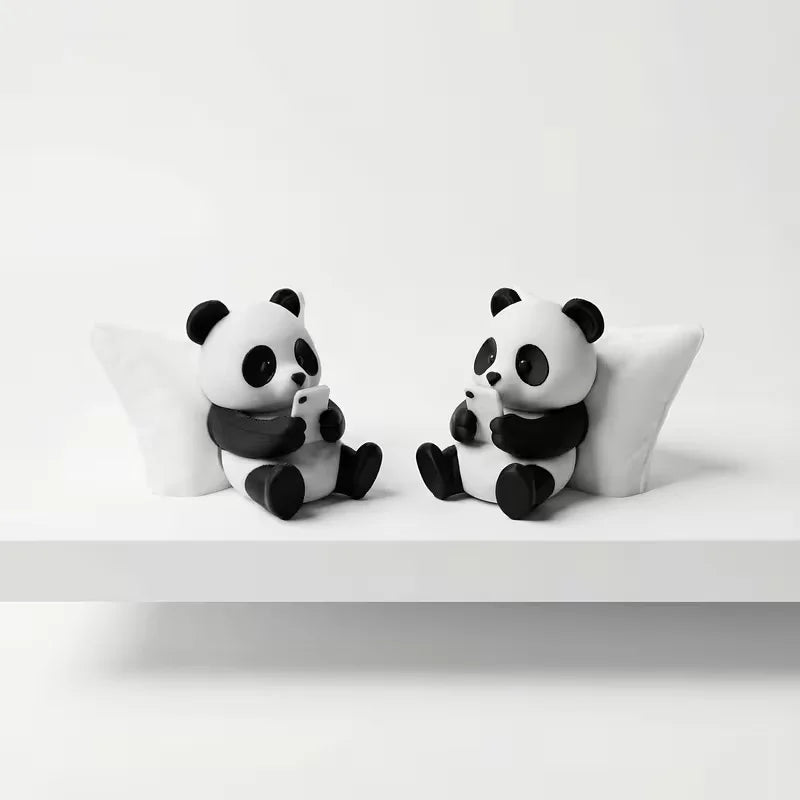 Cute Panda Dashboard Ornament – Mini Desk & Car Decoration