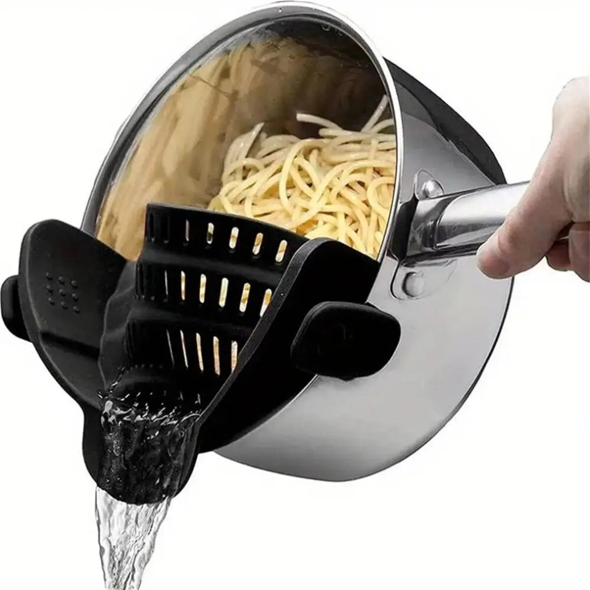 Clip-On Pot Strainer | Silicone Kitchen Colander