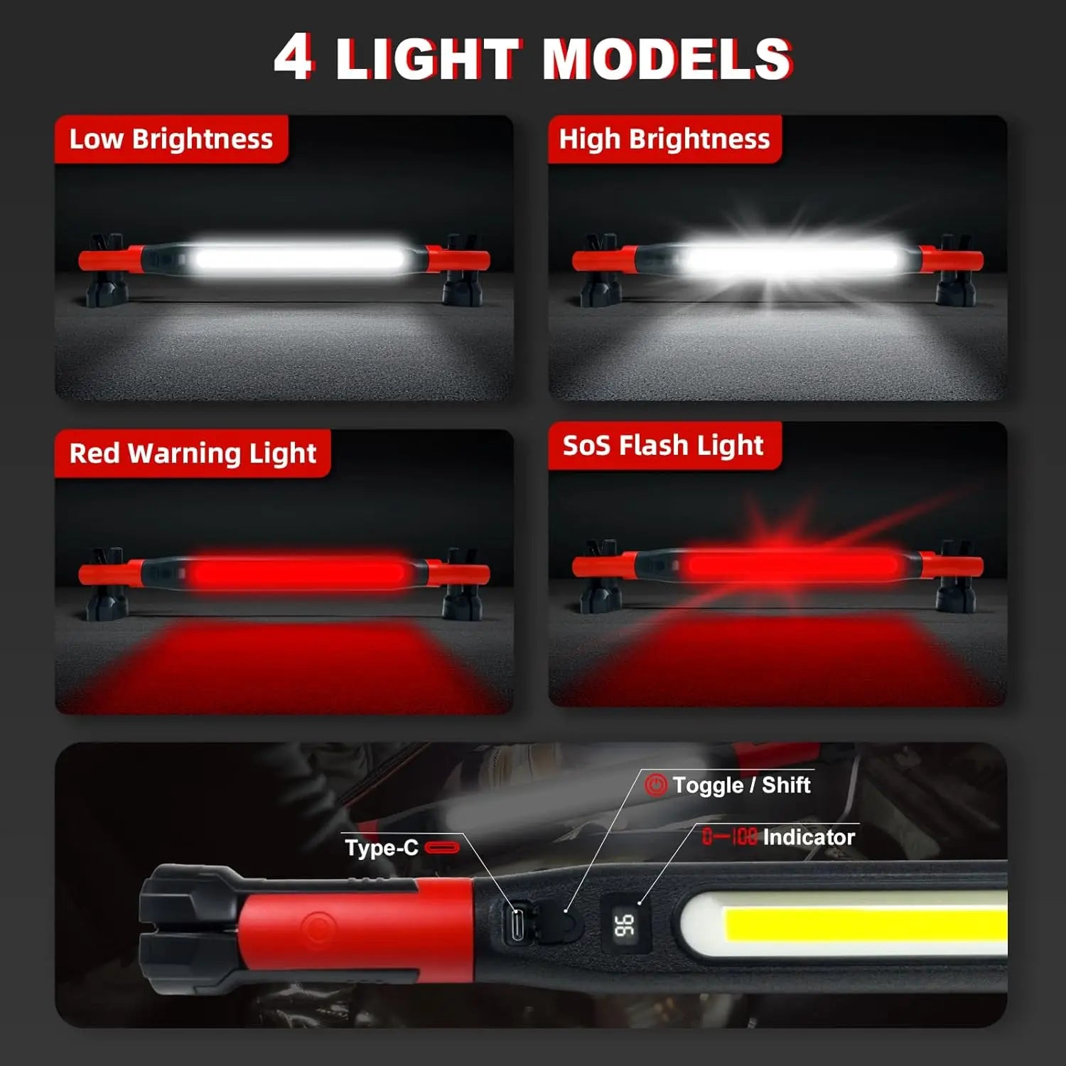 Rechargeable Magnetic LED Work Light | Under Hood Inspection Lamp