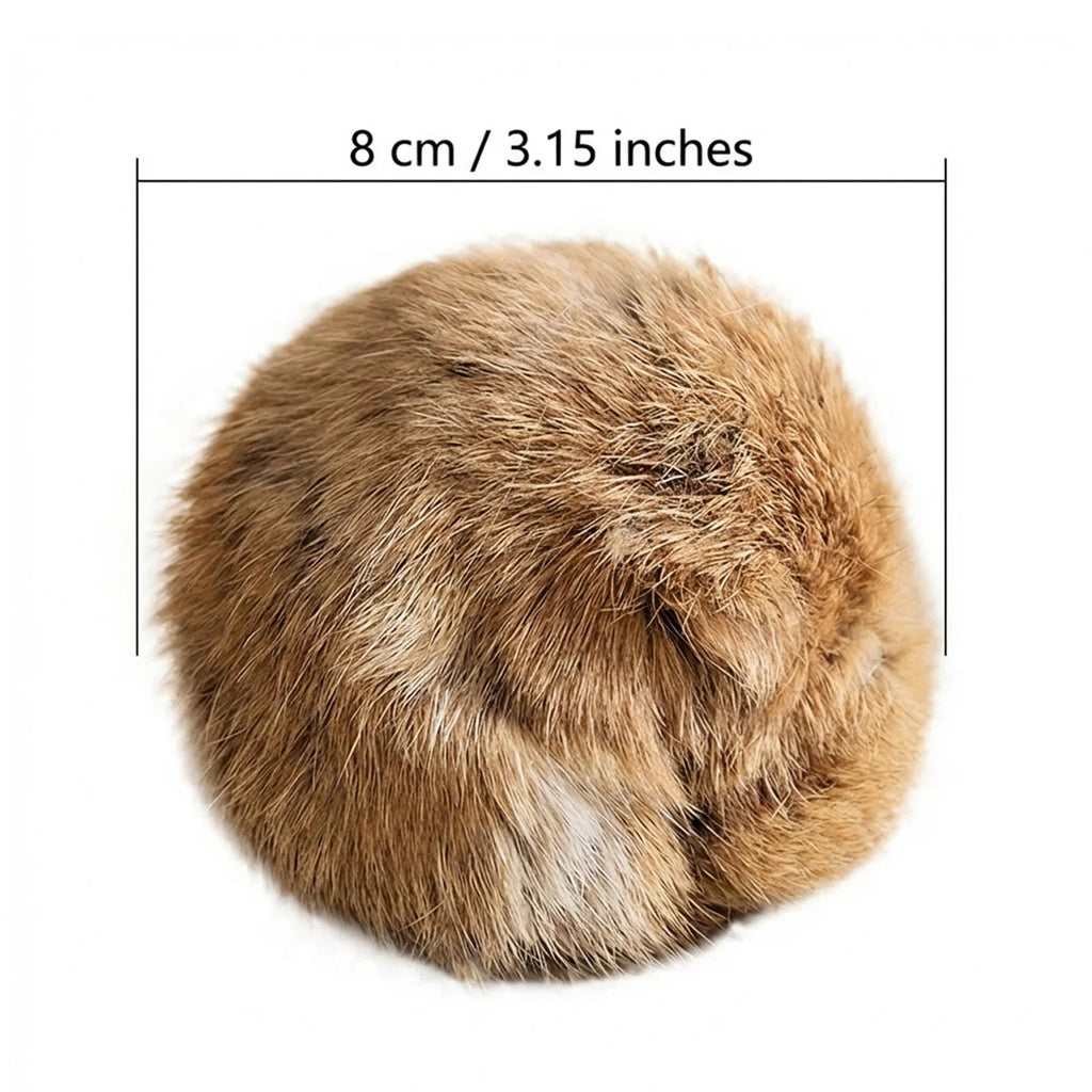 Interactive Catnip Fur Ball Cat Toy – Soft & Fun Play Toy