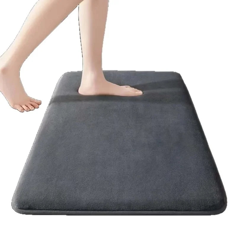 Quick-Dry Super Absorbent Bathroom Floor Mat – Non-Slip Soft Bath Rug