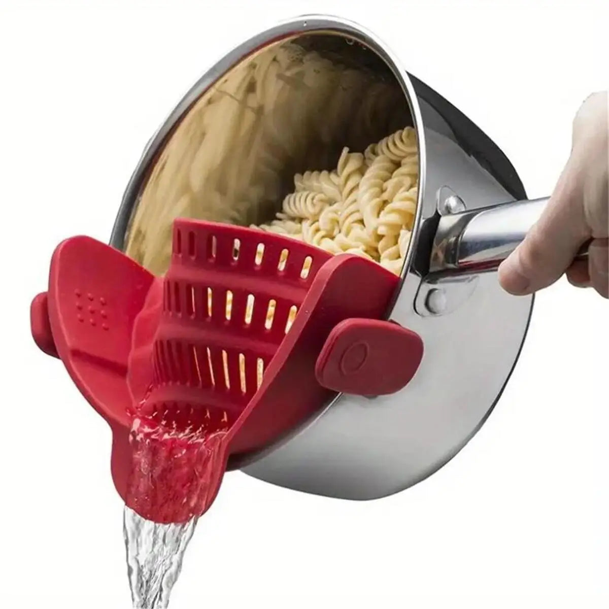 Clip-On Pot Strainer | Silicone Kitchen Colander