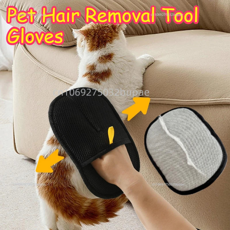 Pet Hair Removal Glove for Cats & Dogs | Reusable Grooming Glove