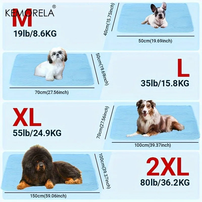 Cooling Pet Mat – Breathable Summer Cooling Pad for Dogs & Cats