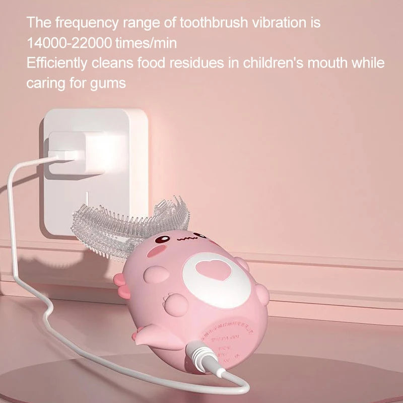 Smart U-Shaped Sonic Toothbrush for Kids