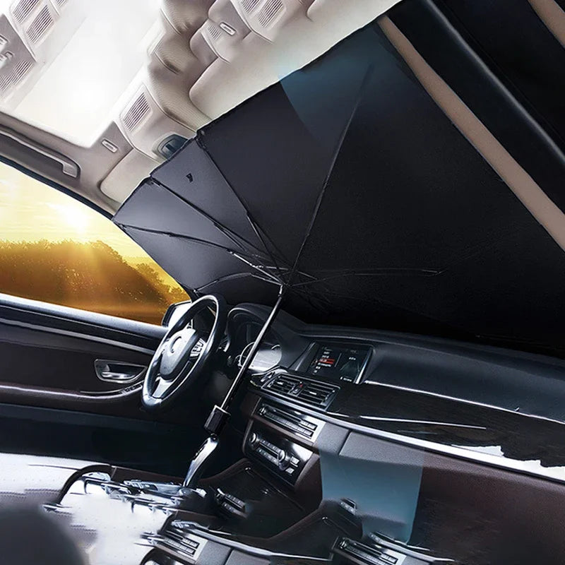Foldable Car Windshield Sunshade | UV Protection & Heat Shield