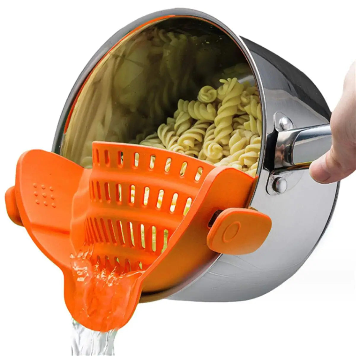 Clip-On Pot Strainer | Silicone Kitchen Colander