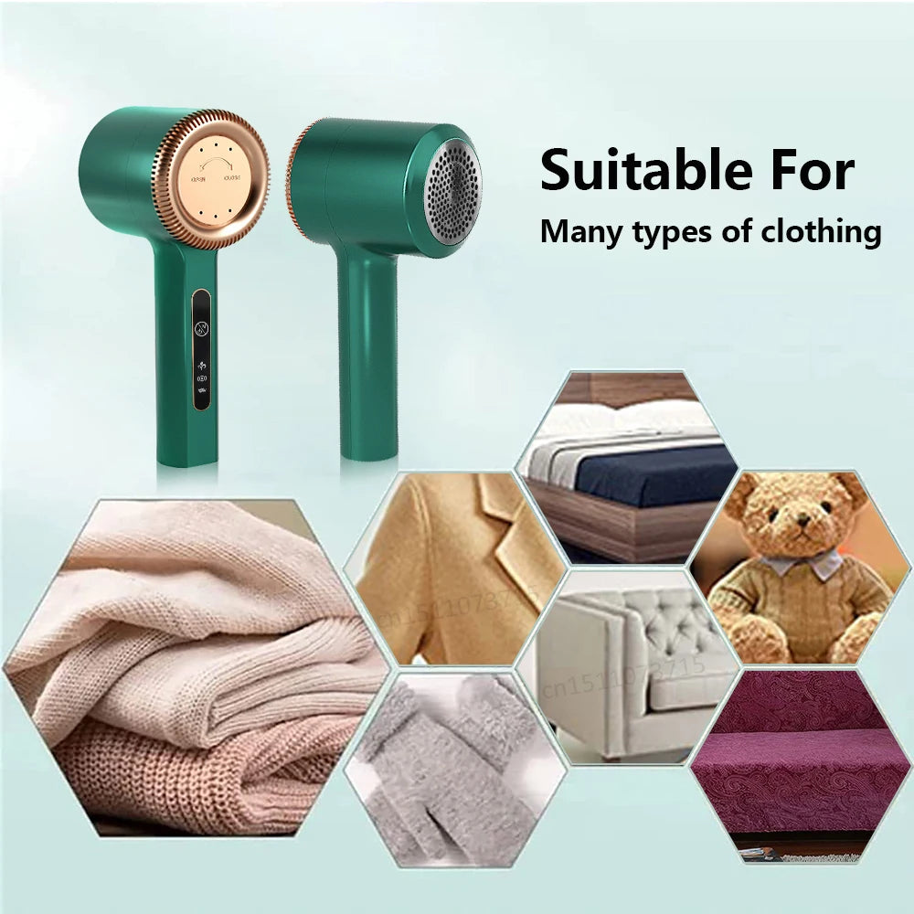 Rechargeable Fabric Lint Remover for Clothes | USB Portable