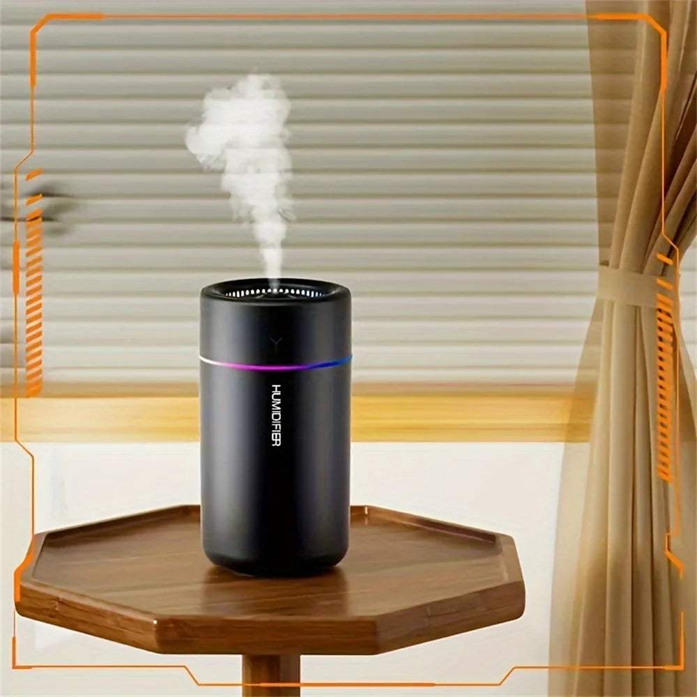 USB Mini Humidifier with Colorful LED Light | Portable Cool Mist Diffuser
