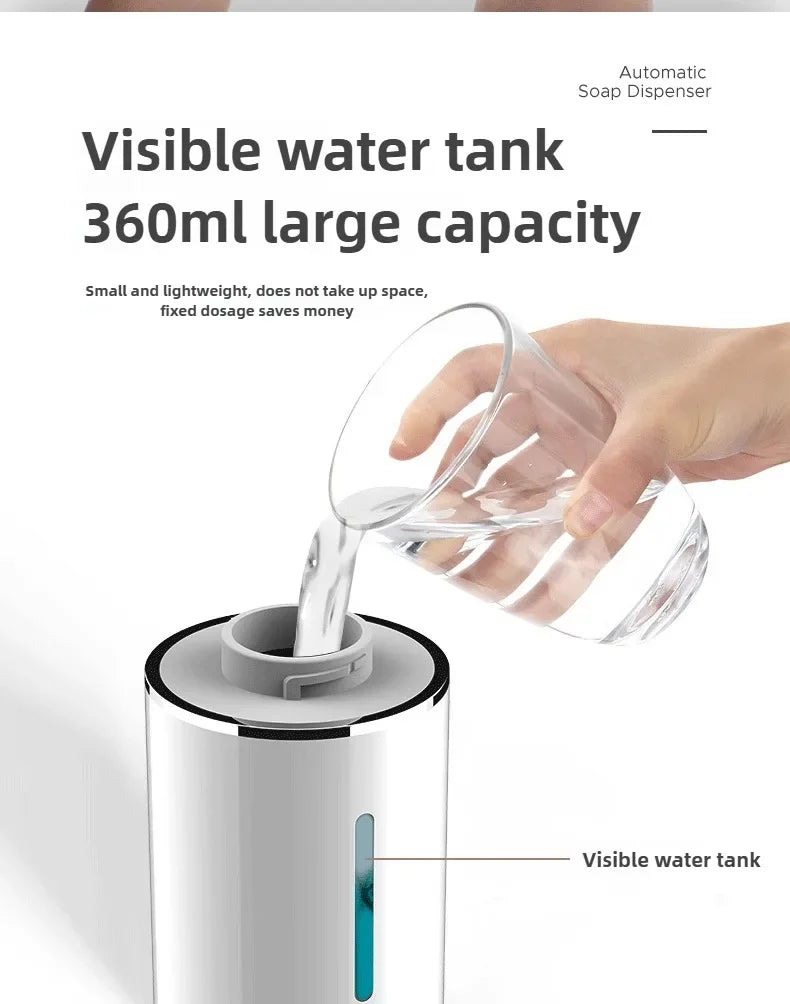 Automatic Touchless Soap Dispenser with Wall Mount | USB Rechargeable