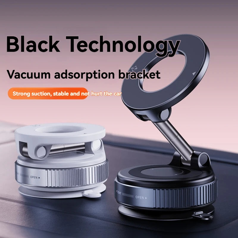 Magnetic Car Phone Mount – Strong Vacuum Holder