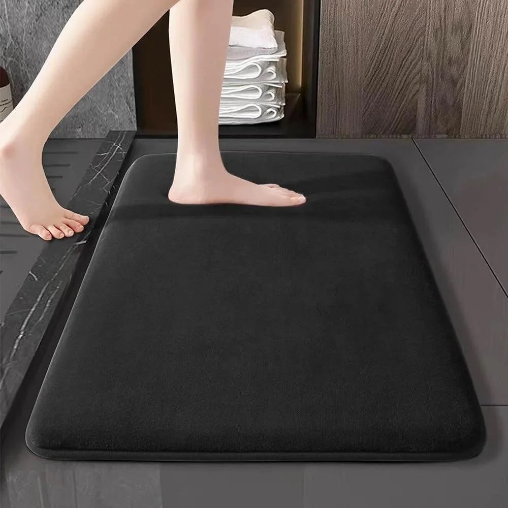 Quick-Dry Super Absorbent Bathroom Floor Mat – Non-Slip Soft Bath Rug