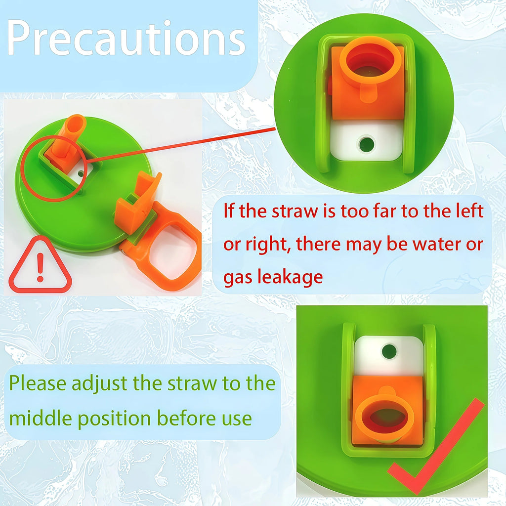Reusable Soda Can Lids with Straw (4-Pack) | Leak-Proof Drink Covers