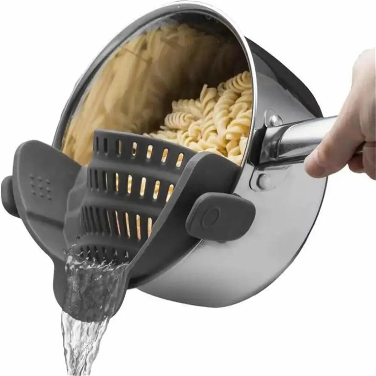 Clip-On Pot Strainer | Silicone Kitchen Colander