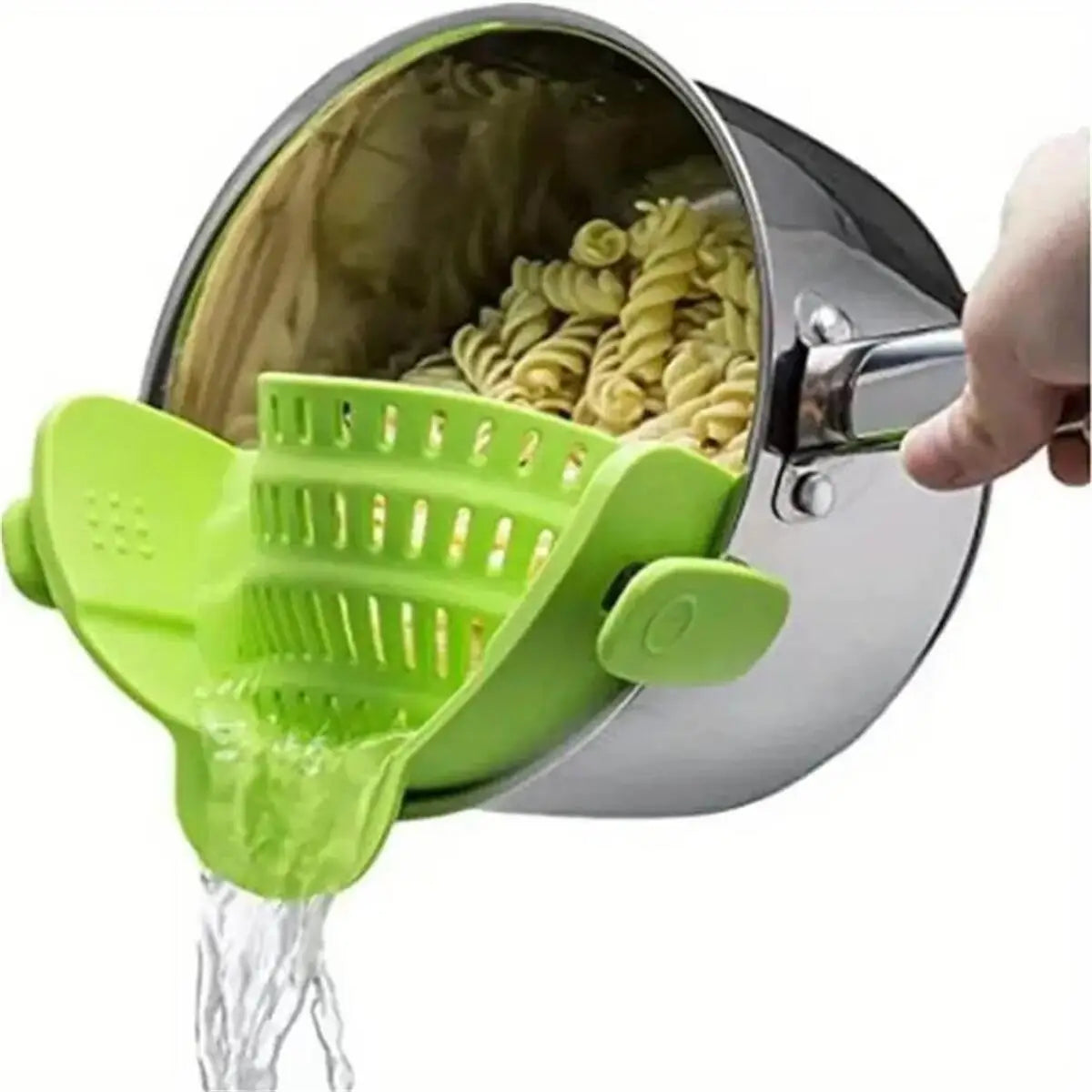 Clip-On Pot Strainer | Silicone Kitchen Colander