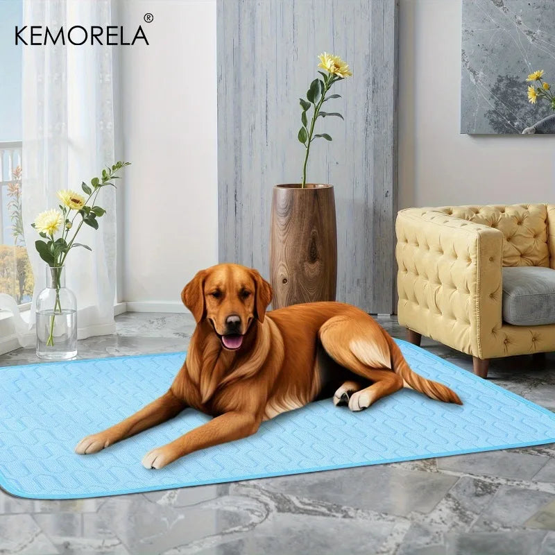 Cooling Pet Mat – Breathable Summer Cooling Pad for Dogs & Cats