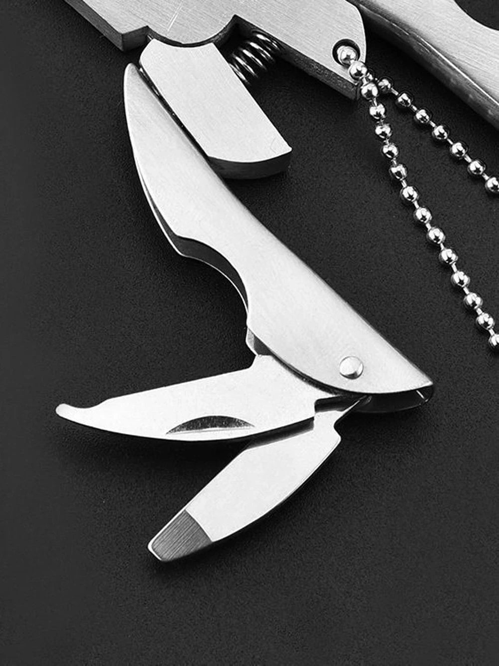 Mini Stainless Steel Multi-Tool Pliers | Pocket Keychain Tool