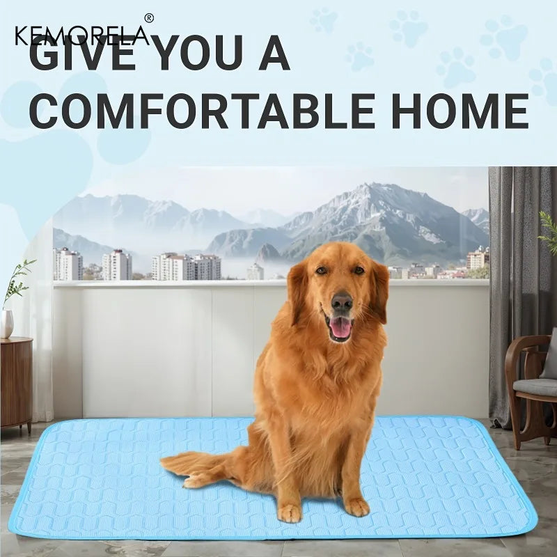 Cooling Pet Mat – Breathable Summer Cooling Pad for Dogs & Cats