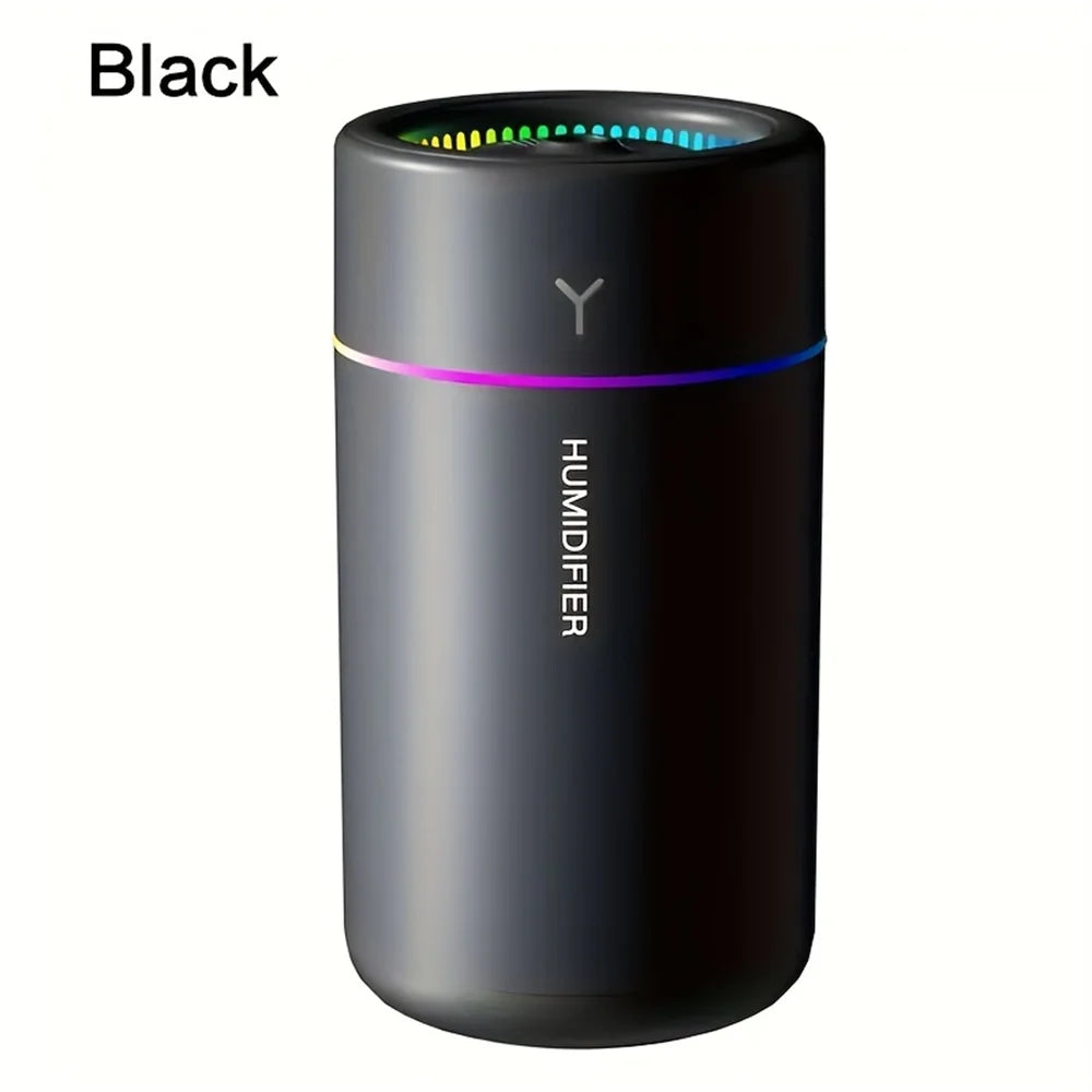 USB Mini Humidifier with Colorful LED Light | Portable Cool Mist Diffuser