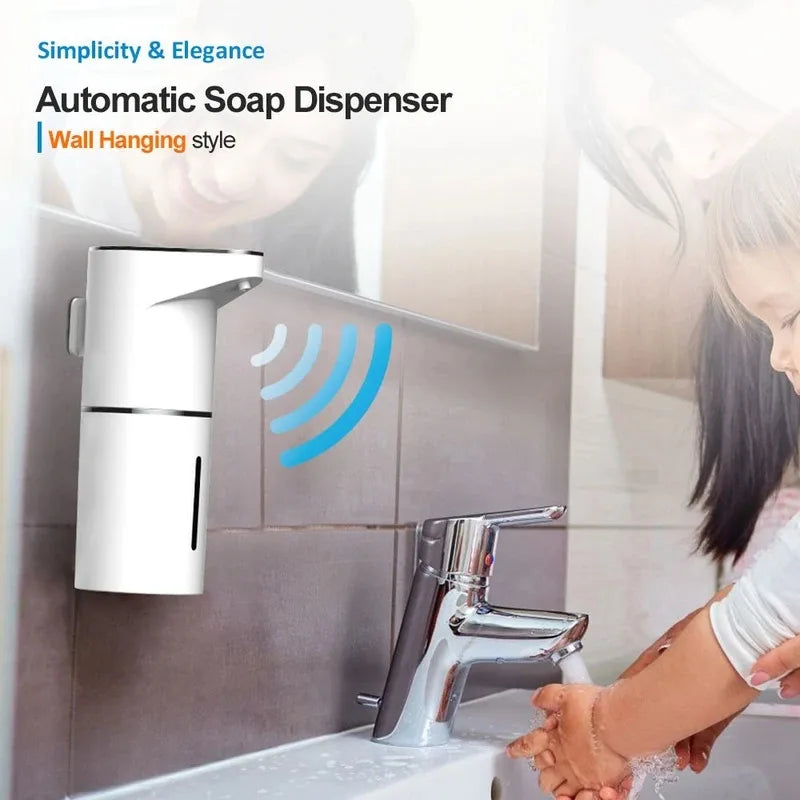 Automatic Touchless Soap Dispenser with Wall Mount | USB Rechargeable