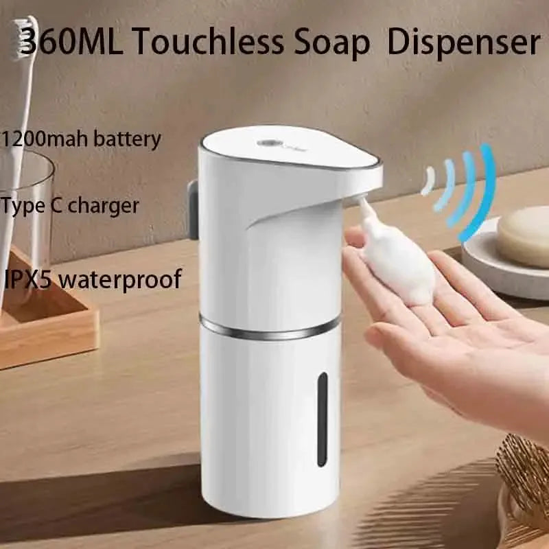 Automatic Touchless Soap Dispenser with Wall Mount | USB Rechargeable