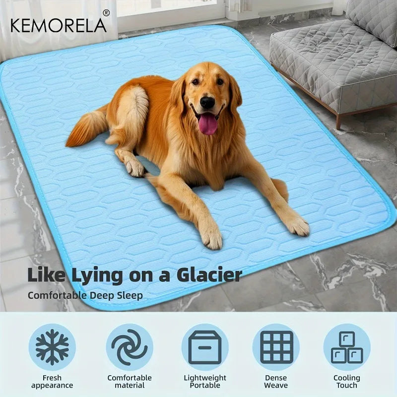 Cooling Pet Mat – Breathable Summer Cooling Pad for Dogs & Cats
