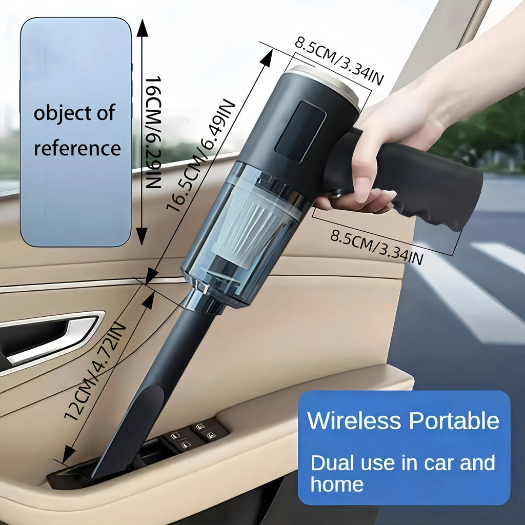 Portable Cordless Car Vacuum Cleaner | USB Rechargeable Handheld Vacuum