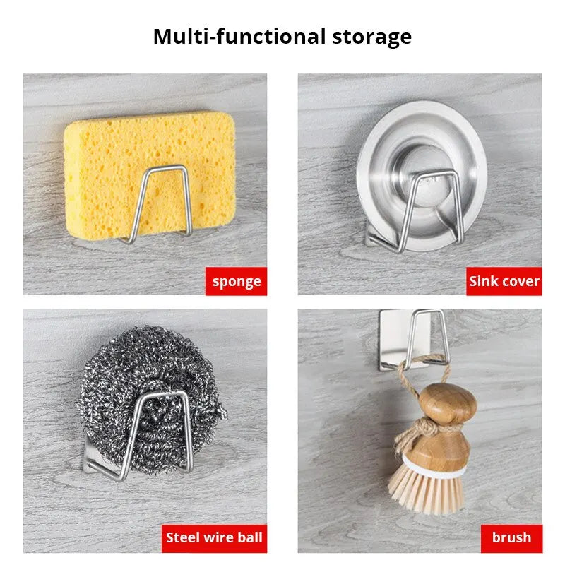 Rustproof Sink Sponge Holder for Kitchen